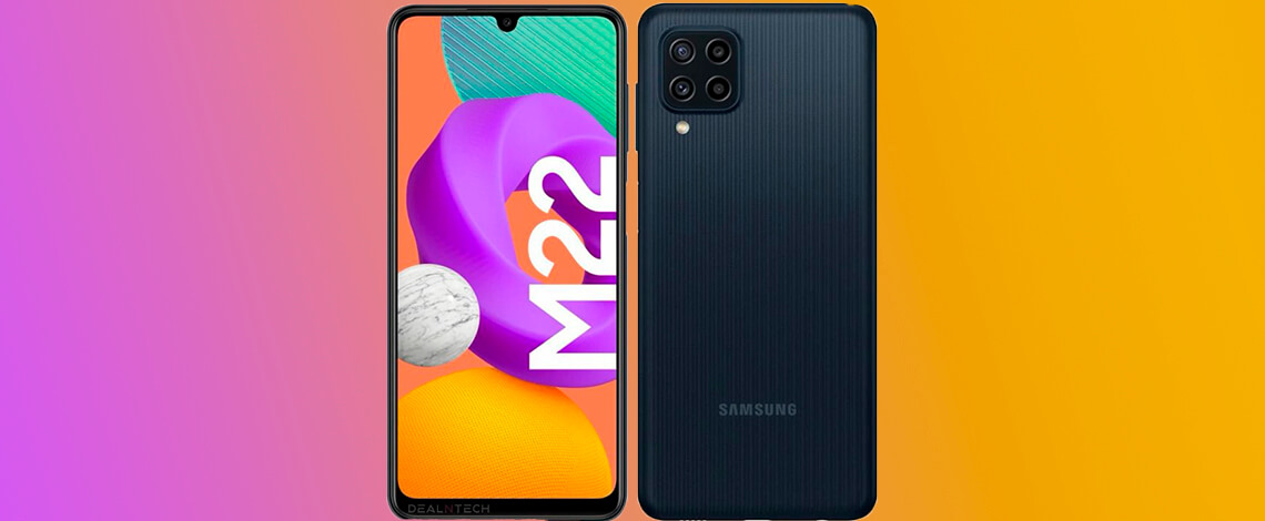 Смартфон Samsung Galaxy M22 появится в продаже в трёх цветах